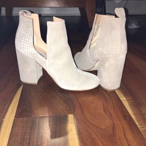Taupe booties